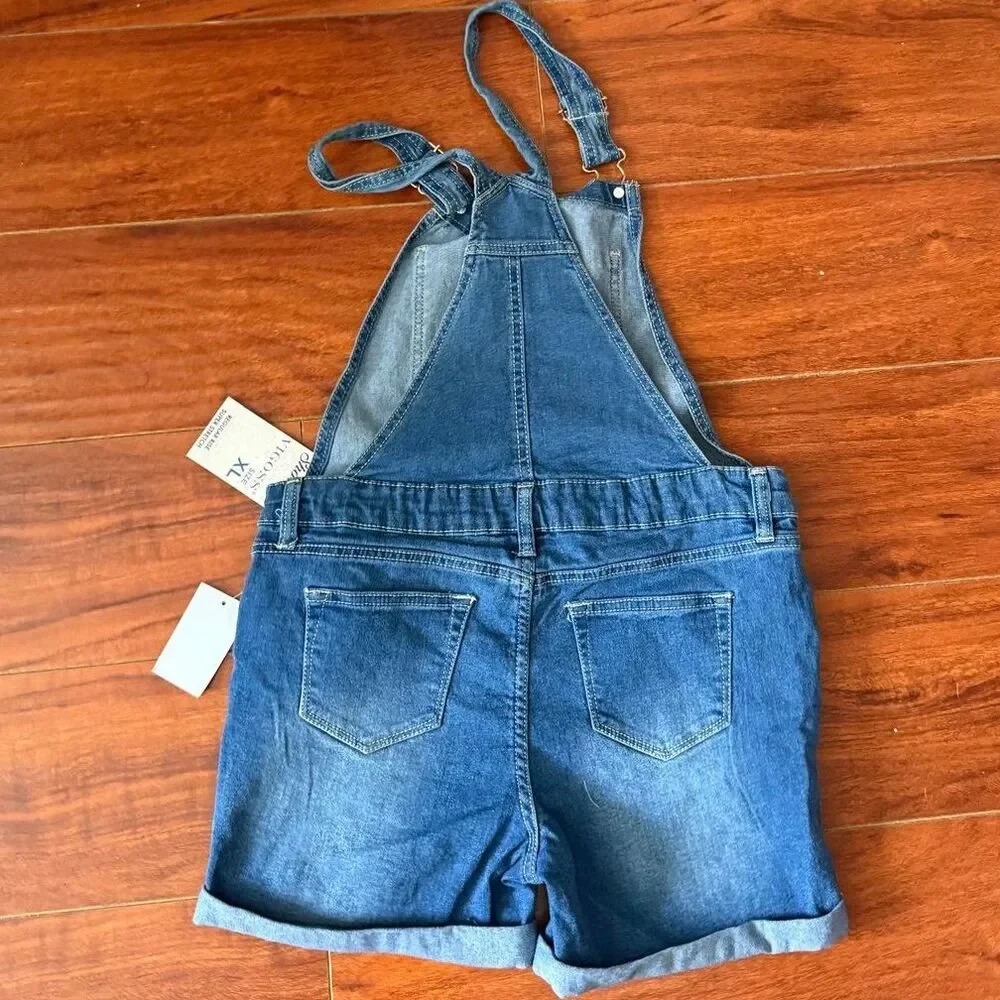 Kids Denim Girls Blue Shorts XL